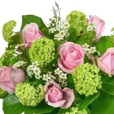 Bristol blomster- Rødmende elegansebukett Blomsterarrangementer bukett