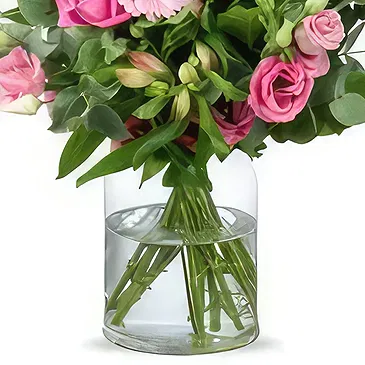 Tilburg Blumen Florist- Rosa Überraschungsstrauß Bouquet/Blumenschmuck