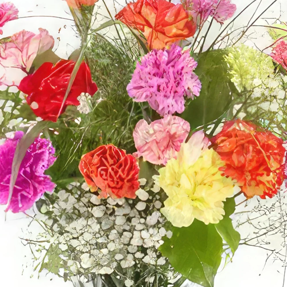 بائع زهور دريسدن- اللعب بالألوان باقة الزهور