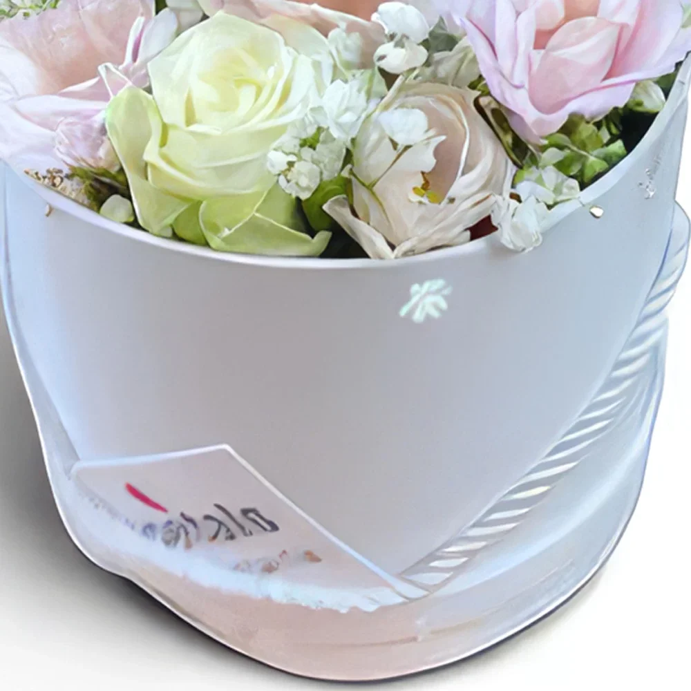 Ибиса цветя- Приятно розово величие Букет/договореност цвете
