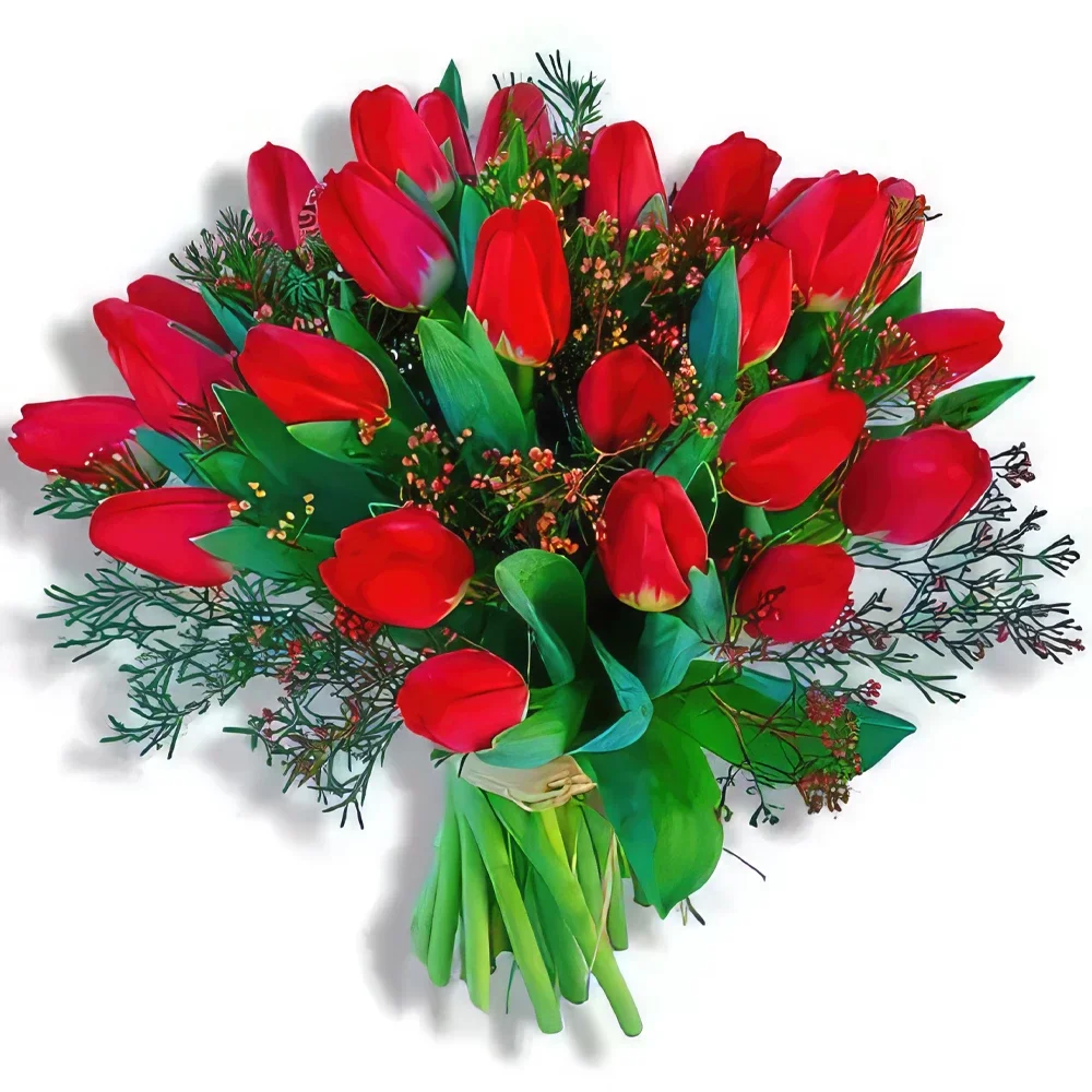 São Brás de Alportel bunga- Godaan Merah Rangkaian bunga karangan bunga