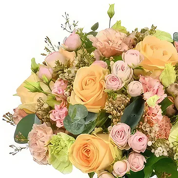 Taunton flowers  -  Peach Passion Flower Bouquet/Arrangement