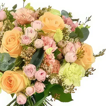Taunton flowers  -  Peach Passion Flower Bouquet/Arrangement