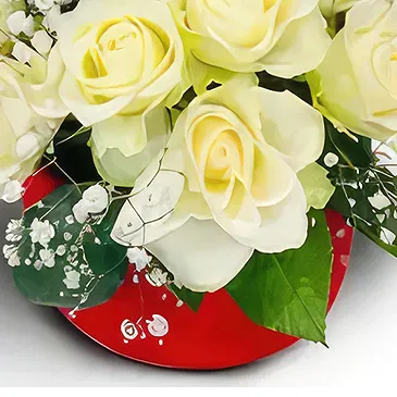 Smederevska Palanka flowers  -   White Box Flower Bouquet/Arrangement