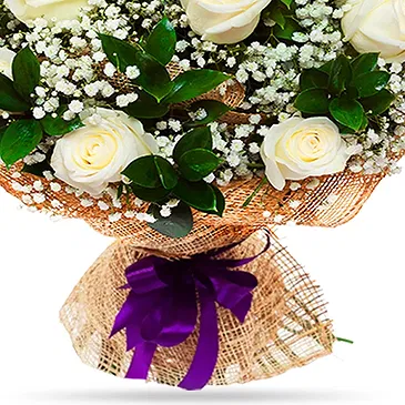 Oman flowers  -  Chic Whites Flower Bouquet/Arrangement