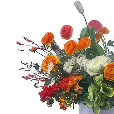 Adma flowers  -  Green Time Flower Bouquet/Arrangement