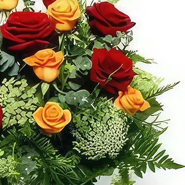 San Jose Santiago flowers  -  Charming couple Flower Bouquet/Arrangement