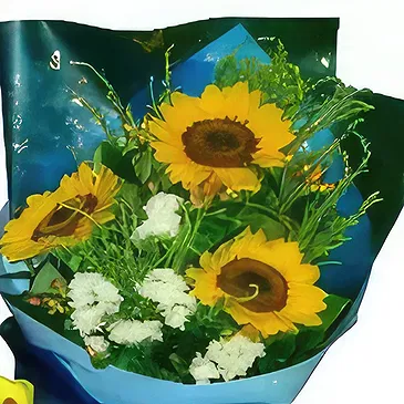 flores Agoo floristeria -  Encanto colorido Ramo de flores/arreglo floral