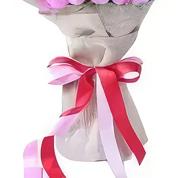 Ad Dilam blomster- 20 røde og rosa roser Blomsterarrangementer bukett