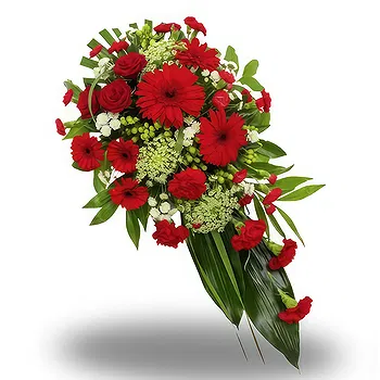 Melbu blomster- Etikette av sympati Blomst Levering
