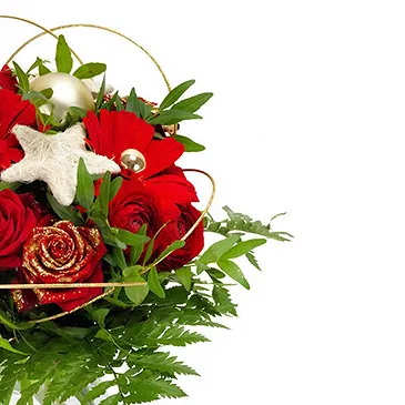 Italy flowers  -  Christmas bouquet of red flowers Flower Bouquet/Arrangement