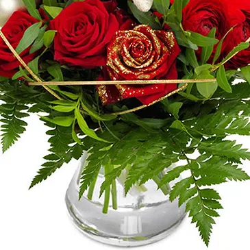 Italy flowers  -  Christmas bouquet of red flowers Flower Bouquet/Arrangement