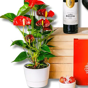 Weiler in den Bergen flowers  -  Red Hearts Flower Bouquet/Arrangement