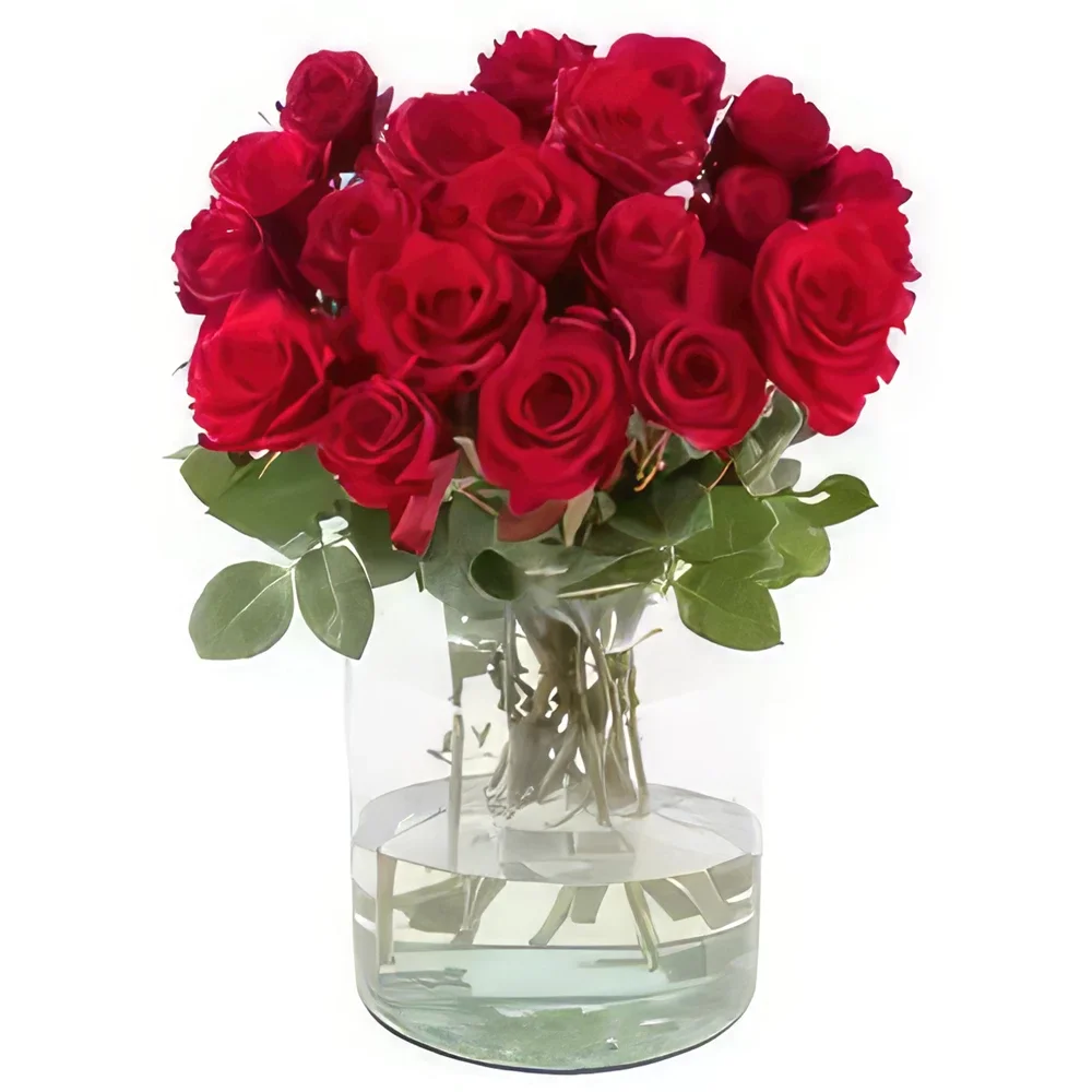 דורטמונד פרחים- תשוקה אדומה זר פרחים/סידור פרחים