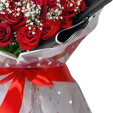Kenya flowers  -  25 Red Roses Bouquet Flower Bouquet/Arrangement