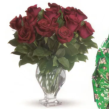 Osidda flowers  -  Bouquet of 12 Roses with Easter Egg Flower Bouquet/Arrangement
