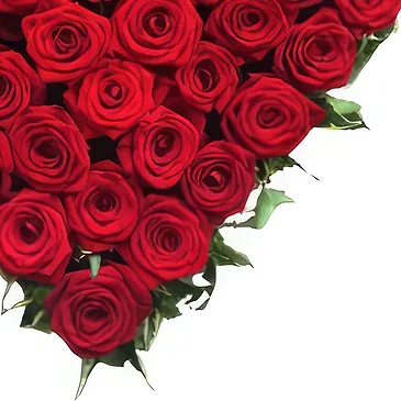 Greece flowers  -  Heartfelt Red Rose Arrangement Flower Bouquet/Arrangement