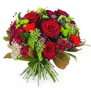 Dumbéa (Dumbéa) online Blomsterhandler - Riga rød rund buket Buket