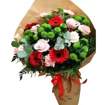 Ibiza flowers  -  Red Grace Flower Bouquet/Arrangement