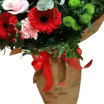 Ibiza flowers  -  Red Grace Flower Bouquet/Arrangement