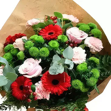 Ibiza flowers  -  Red Grace Flower Bouquet/Arrangement