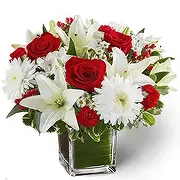 Garhoud online Florist - Romance in Peace Bouquet
