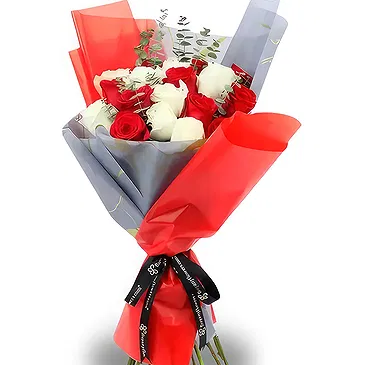 Dubai Marina flowers  -  Snow & Fire Flower Bouquet/Arrangement