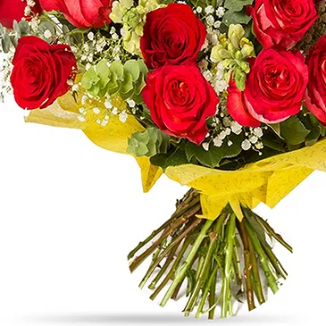 Oman flowers  -  Red Splendor Flower Bouquet/Arrangement