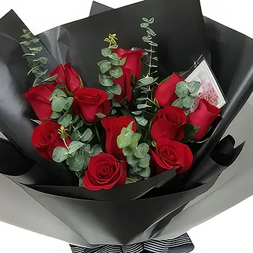 China flowers  -  Romantic Red Roses Bouquet Flower Bouquet/Arrangement