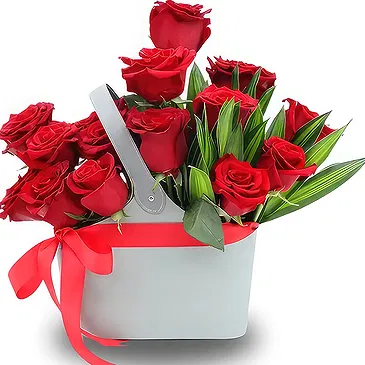 Ajman flowers  -  Rose Handbag Flower Bouquet/Arrangement