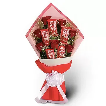 Amsterdam flowers  -  Kitkat Flower Bouquet/Arrangement