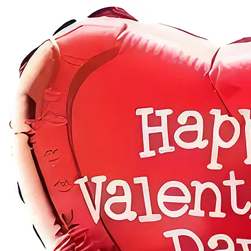 Bollullos de la Mitacion flowers  -  Happy Valentine's Day Balloon Flower Bouquet/Arrangement