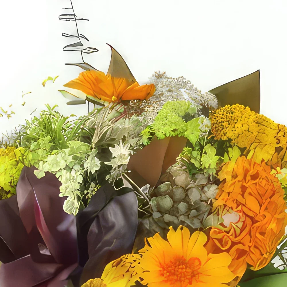 Στρασβούργο λουλούδια- Μπουκέτο με μακρύ στέλεχος φθινοπώρου της Ρώμ Μπουκέτο/ρύθμιση λουλουδιών
