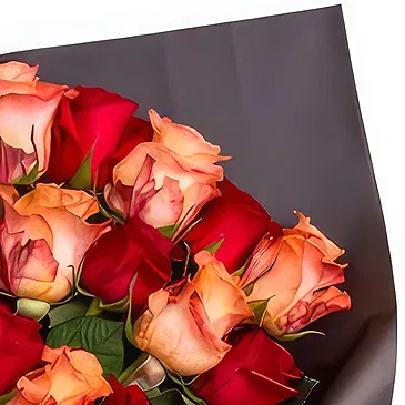Kenya flowers  -  Roses with Lindt Chocolate Flower Bouquet/Arrangement