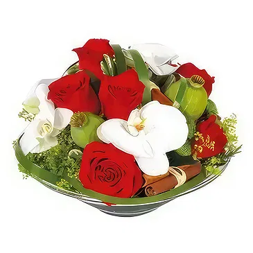 Bayonne flowers  -  Rose Pearl Flower Arrangement Flower Bouquet/Arrangement