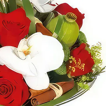 Bayonne flowers  -  Rose Pearl Flower Arrangement Flower Bouquet/Arrangement