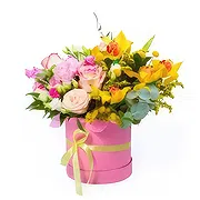 Budapest online Florist - COLORFUL PEARL - FLOWER BOX Bouquet