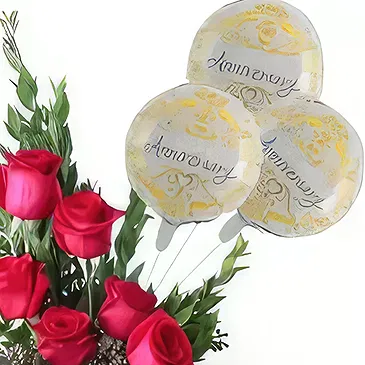Dubai media city flowers  -  Rose's Grace Flower Bouquet/Arrangement