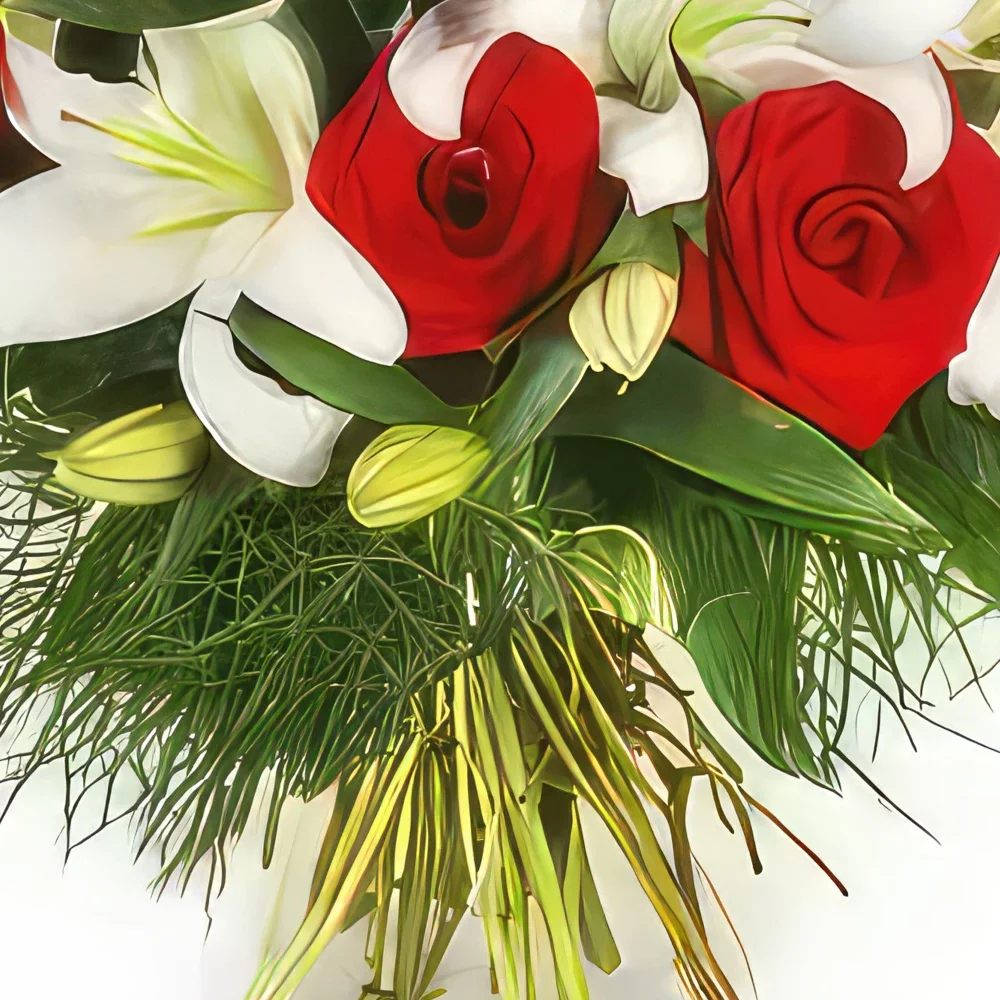 flores de Marselha- Delicadeza de buquê redondo Bouquet/arranjo de flor