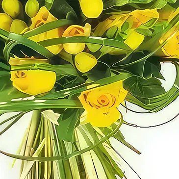 Le François flowers  -  Round bouquet Green Stem Flower Bouquet/Arrangement