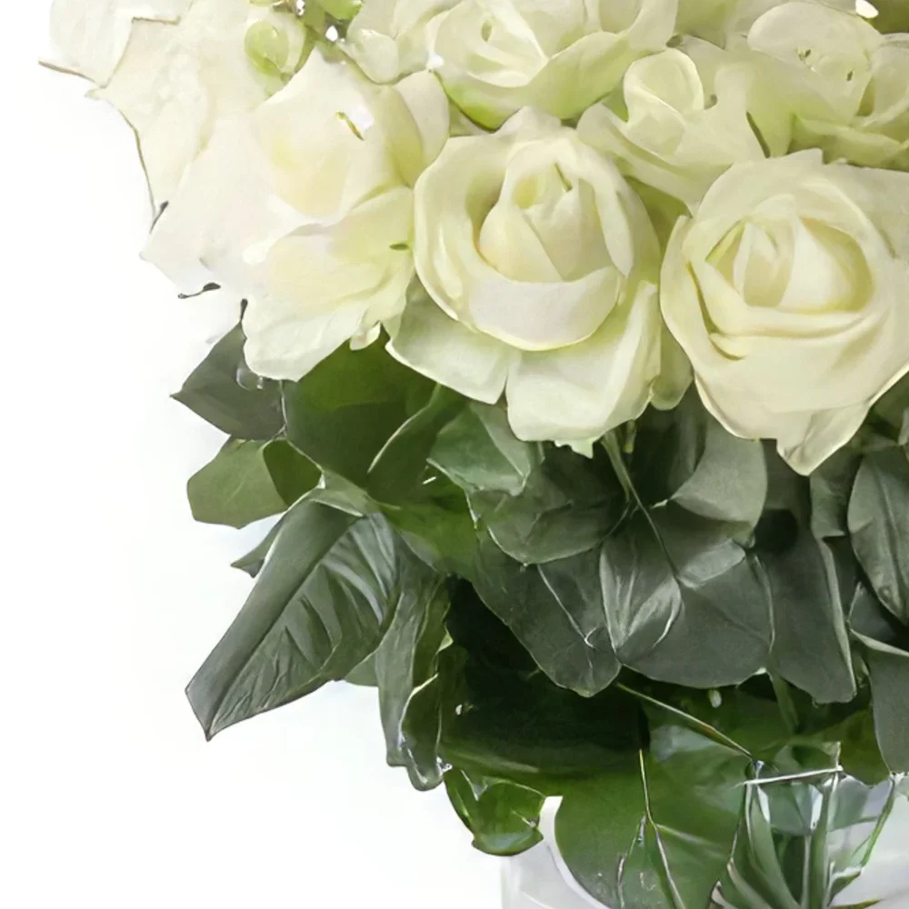 דורטמונד פרחים- IV לבן מלכותי זר פרחים/סידור פרחים
