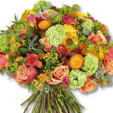 Garhoud flowers  -  Rustic Rose and Freesia Bouquet  Flower Bouquet/Arrangement