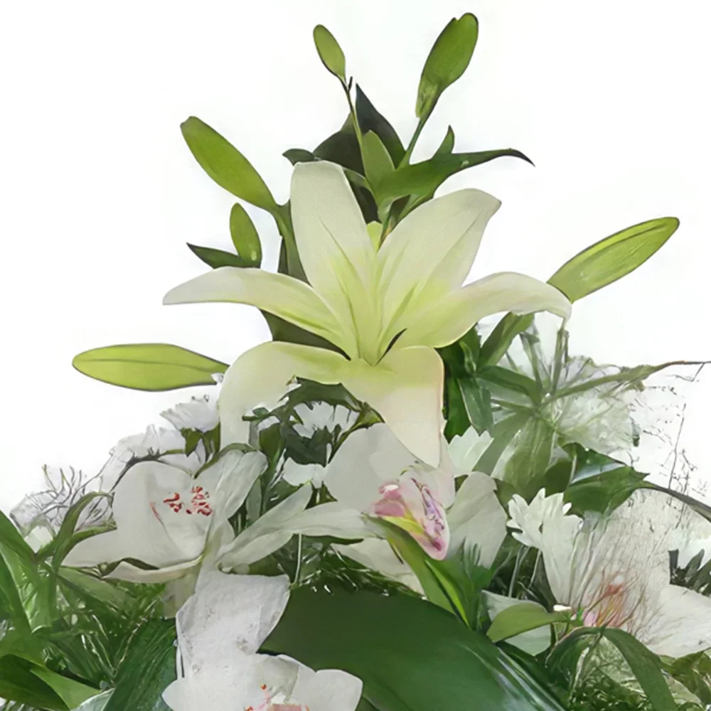 Krakow cvijeća- Dekoracija od organze Cvjetni buket/aranžman