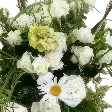Ouled Maaref flowers  -  Flower letter with sweets Flower Bouquet/Arrangement
