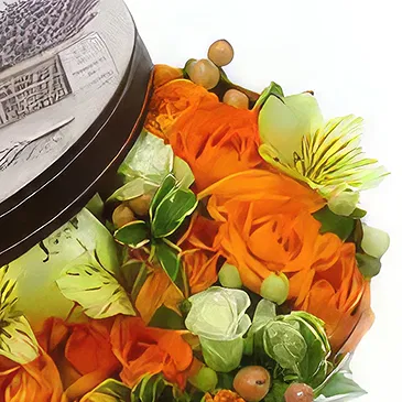 Budapest flowers  -  A BOX OF FUN - FLOWER BOX Flower Bouquet/Arrangement