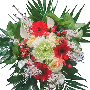 Store Valby flowers  -  Stylish White  Flower Bouquet/Arrangement