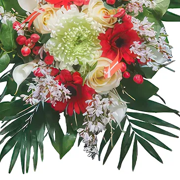Store Valby flowers  -  Stylish White  Flower Bouquet/Arrangement