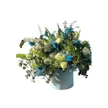 Adma flowers  -  Blue Bouquet Flower Delivery