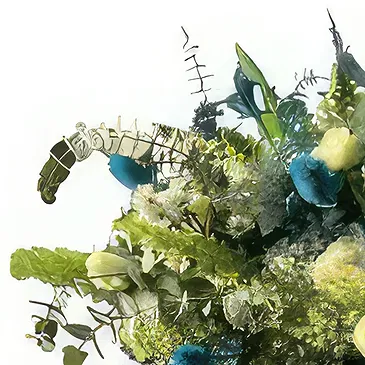 Adma flowers  -  Blue Bouquet Flower Bouquet/Arrangement