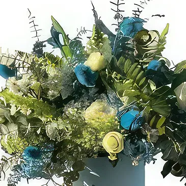 Adma flowers  -  Blue Bouquet Flower Bouquet/Arrangement